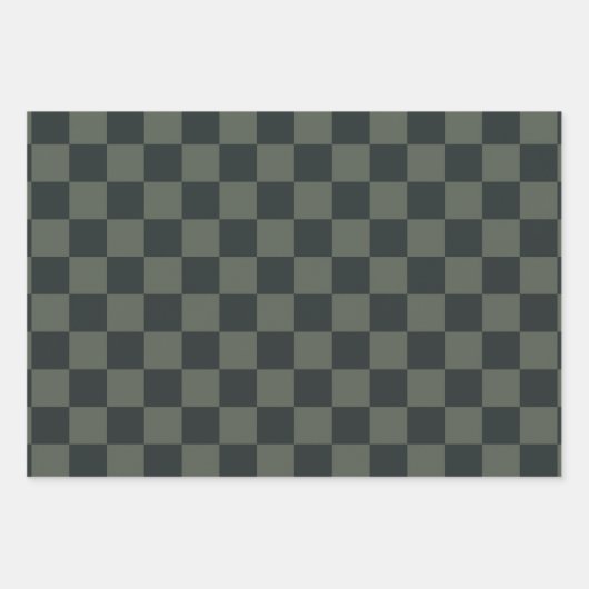 Dunkelgrüne Tafel Geschenkpapier Set (Vorderseite 3)