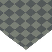 Dunkelgrüne Tafel Kurzer Tischläufer (Ecke)