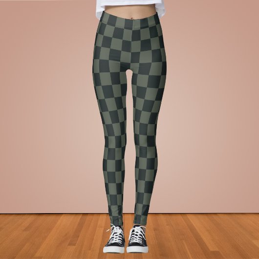 Dunkelgrüne Tafel Leggings