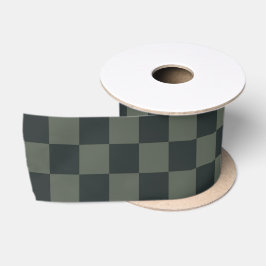 Dunkelgrüne Tafel Satinband