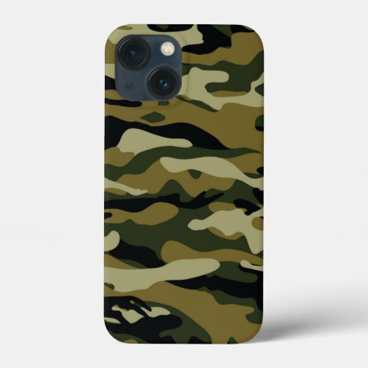 Dunkelgrüne Tarnung Case-Mate iPhone Hülle (Rückseite)