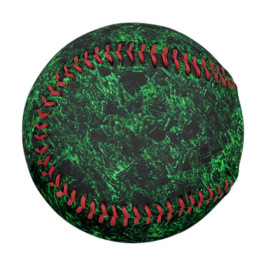 Dunkelgrüne Textur, zerstört oder korrodiert Baseball (Vorderseite Links)