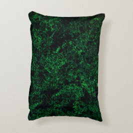 Dunkelgrüne Textur, zerstört oder korrodiert Dekokissen