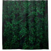 Dunkelgrüne Textur, zerstört oder korrodiert Duschvorhang (Vorderseite)