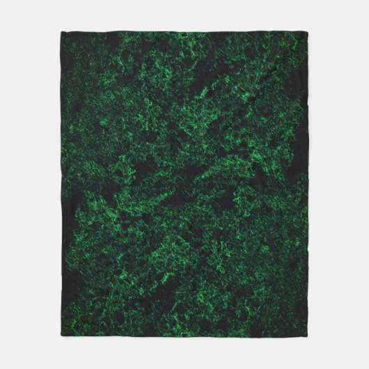 Dunkelgrüne Textur, zerstört oder korrodiert Fleecedecke (Vorderseite)