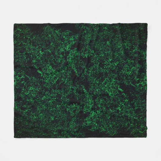 Dunkelgrüne Textur, zerstört oder korrodiert Fleecedecke (Vorderseite (Horizontal))