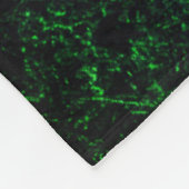 Dunkelgrüne Textur, zerstört oder korrodiert Fleecedecke (Ecke)