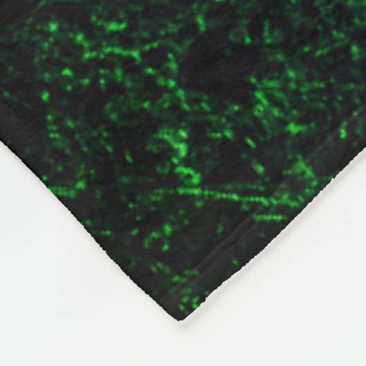 Dunkelgrüne Textur, zerstört oder korrodiert Fleecedecke (Ecke)