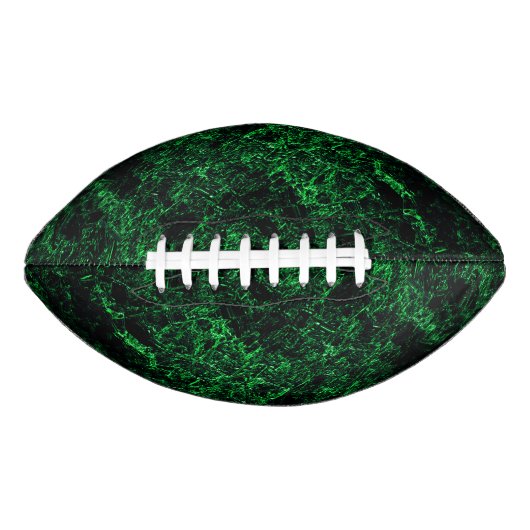 Dunkelgrüne Textur, zerstört oder korrodiert Football (Vorderseite)
