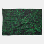 Dunkelgrüne Textur, zerstört oder korrodiert Geschirrtuch (Horizontal)