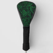 Dunkelgrüne Textur, zerstört oder korrodiert Golf Headcover (Vorderseite)