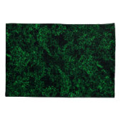 Dunkelgrüne Textur, zerstört oder korrodiert Kissenbezug (Rückseite-Links)