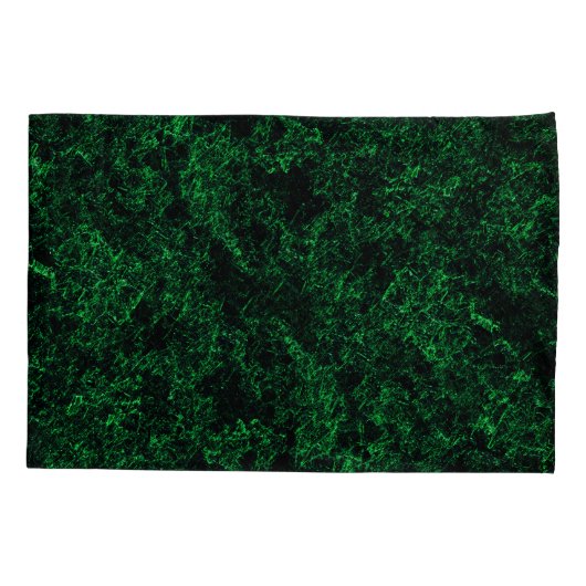 Dunkelgrüne Textur, zerstört oder korrodiert Kissenbezug (Rückseite-Links)