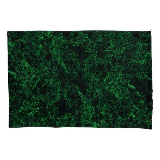 Dunkelgrüne Textur, zerstört oder korrodiert Kissenbezug (Vorderseite-Links)