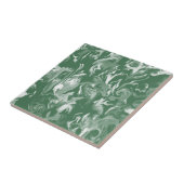 Dunkelgrüne u. weiße Mischfarbfliese Fliese (Seite)