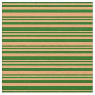 Dunkelgrüne und braune Streifen/Linienmuster Stoff