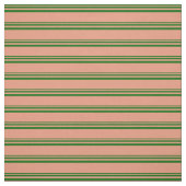 Dunkelgrüne und dunkle Lachsfarben Stoff (Muster)