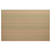 Dunkelgrüne und dunkle Lachsfarben Stoff (Fat Quarter (45,7 x 55,9 cm))