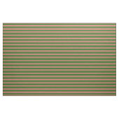 Dunkelgrüne und hellkorallenfarbene Linien Stoff (Yard (91,4 cm))