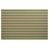 Dunkelgrüne und hellkorallenfarbene Linien Stoff (Fat Quarter (45,7 x 55,9 cm))