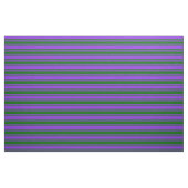 Dunkelgrüne und Lila Streifen Stoff (Fat Quarter (45,7 x 55,9 cm))
