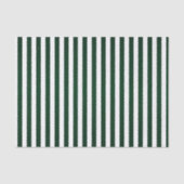 Dunkelgrüne und weiße Streifen Seidenpapier (Vorderseite)