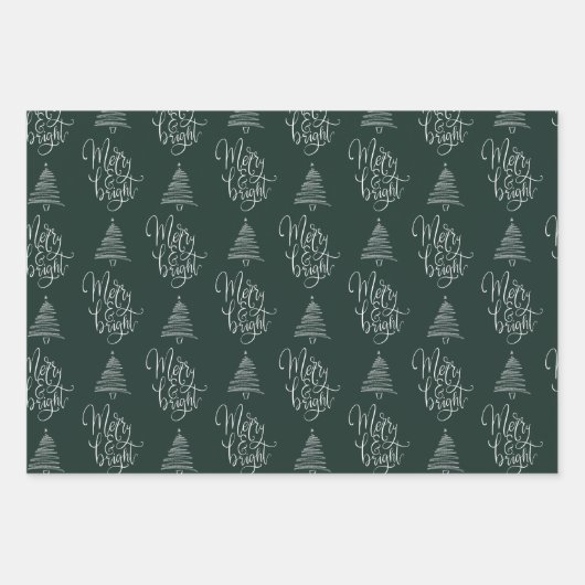 Dunkelgrüne Weihnachtsfeiertage Blätter Wasserfarb (Vorderseite 3)