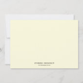 Dunkelgrüner Ekru-Cap-Tassel-Abschluss Ankündigung (Rückseite)