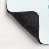 Dunkelgrüner Eukalyptus Mousepad (Ecke)