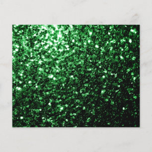 Dunkelgrüner falscher Glitter funkelt Flyer