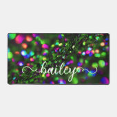 Dunkelgrüner Funken Schreibtischunterlage (Vorderseite)