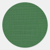Dunkelgrüner Hintergrund. Runder Aufkleber (Vorderseite)