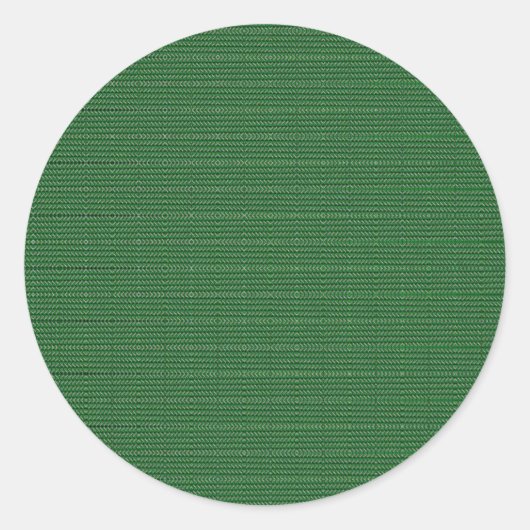 Dunkelgrüner Hintergrund. Runder Aufkleber (Vorderseite)