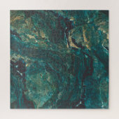 Dunkelgrüner Marmor: luxuriöse Textur. Puzzle (Vertikal)