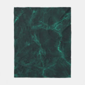 Dunkelgrüner Marmor, nahtlose Textur. Fleecedecke (Vorderseite)