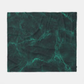 Dunkelgrüner Marmor, nahtlose Textur. Fleecedecke (Vorderseite (Horizontal))