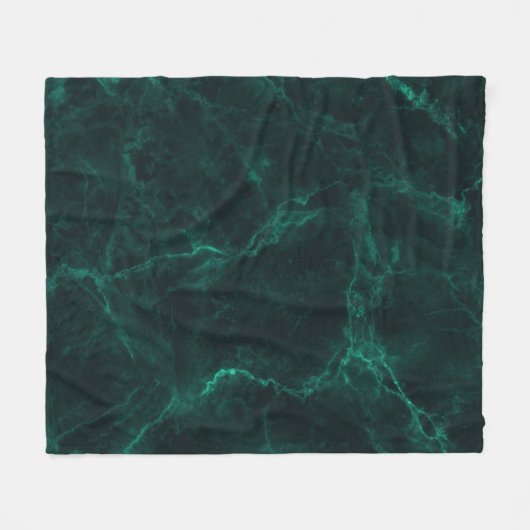 Dunkelgrüner Marmor, nahtlose Textur. Fleecedecke (Vorderseite (Horizontal))