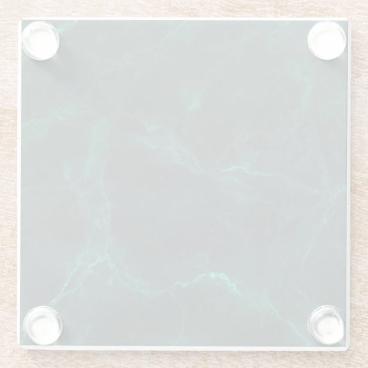 Dunkelgrüner Marmor, nahtlose Textur. Glasuntersetzer (Rückseite)