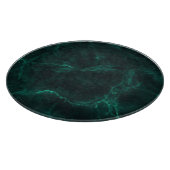 Dunkelgrüner Marmor, nahtlose Textur. Schneidebrett (Ecke)