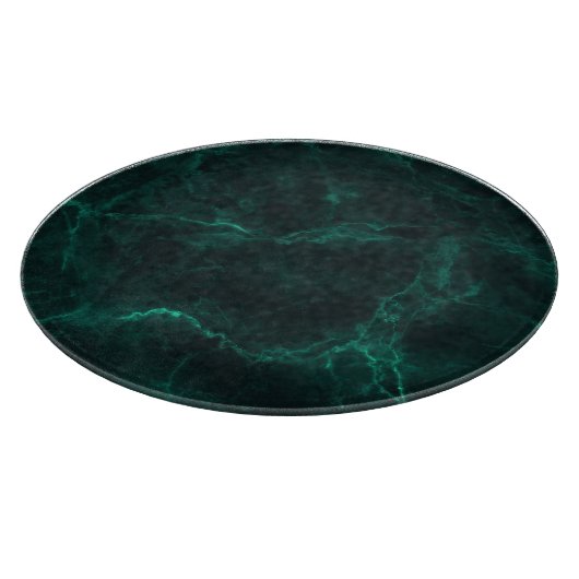 Dunkelgrüner Marmor, nahtlose Textur. Schneidebrett (Ecke)