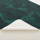 Dunkelgrüner Marmor, nahtlose Textur. Sherpadecke (3/4)