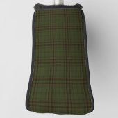 Dunkelgrüner Tartan Kariert schottisches Muster  Golf Headcover (Rotieren 90)