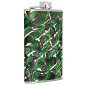 Dunkelgrüner Wandeffekt und dunkelste Blasen? Flachmann (Rechts)