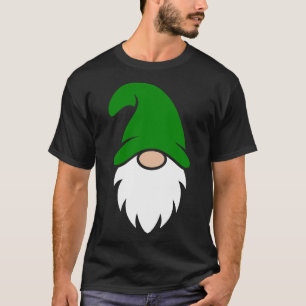 Dunkelgrüner Weihnachts-Gnom T-Shirt
