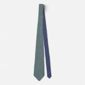Dunkelgrünes Damask Muster - Neck Tie Krawatte (Vorderseite)