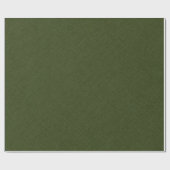 Dunkelgrünes Papier für Texturumrandung Geschenkpapier (Flach)