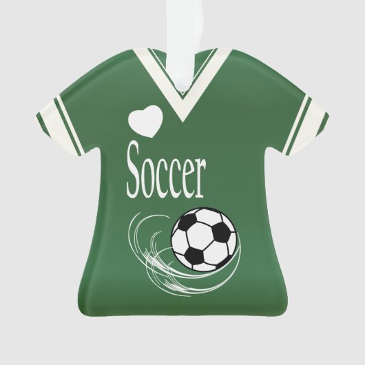 Dunkelgrünes Shirt Ornament (Vorderseite)