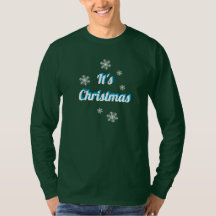 Dunkelgrünes Sweatshirt für Weihnachten T - Shirt