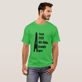 Dunkelgrünes T-Shirt (Vorne ganz)