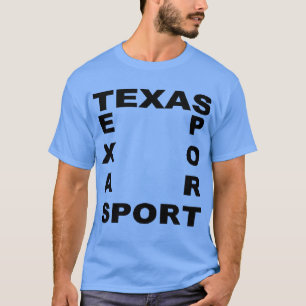 Dunkelgrünes T-Shirt DESIGN TEXAS SPORT